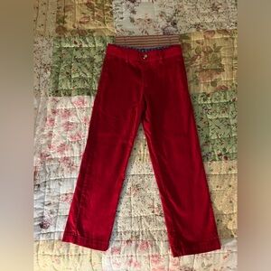 Excellent condition boys J. Bailey red corduroy pants size 6